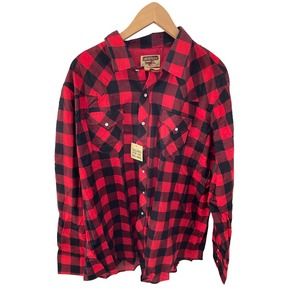 Authentic Western Youngblood Shirt NWT Red 2xl